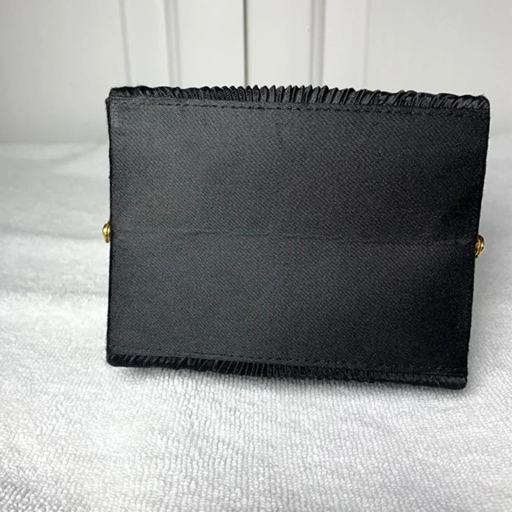 Mini Satin Pleated Box Purse